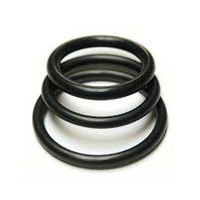KinkLab Rubber Cock Ring - Pack of 3