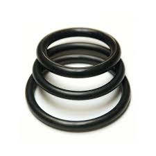 KinkLab Rubber Cock Ring - Pack of 3