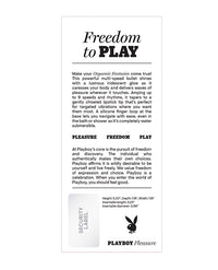 Playboy Pleasure Orgasmic Fantasy Bullet - White