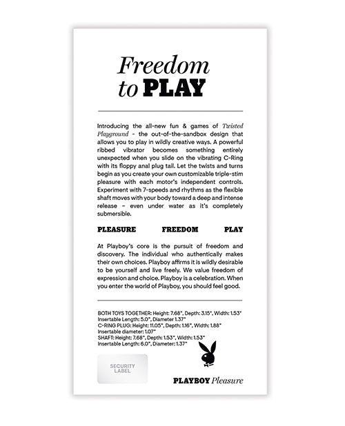 Playboy Pleasure Twisted Playground - Acai