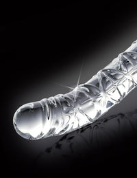 Icicles No. 60 Hand Blown Glass G Spot Dong - Clear