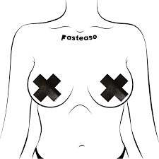 Pastease Basic Plus X Liquid Cross - Black O/S