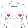 Pastease Premium Glitter Heart -  Red O/S