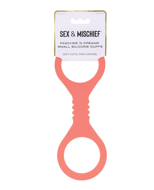 Sex & Mischief Peaches & CreaMe Small Silicone Cuffs