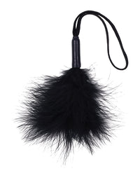 Sex & Mischief Peaches n' CreaMe Wrist Feather Tickler - Black