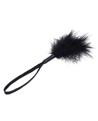 Sex & Mischief Peaches n' CreaMe Wrist Feather Tickler - Black