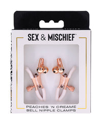 Sex & Mischief Peaches n' CreaMe Bell Nipple Clamps