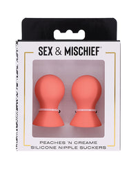 Sex & Mischief Peaches & CreaMe Silicone Nipple Suckers