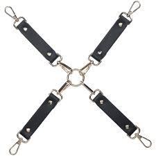 Shots Ouch! London Collection Bondage Kit w/Bag - Black