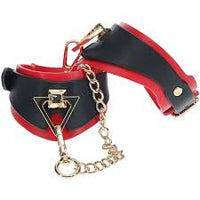 Shots Ouch! Milan Collection Bondage Kit w/Bag - Black/Red