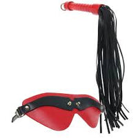 Shots Ouch! Milan Collection Bondage Kit w/Bag - Black/Red