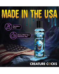 Creature Cocks - Creature Cum Blue Water-Based Lubricant 4 oz
