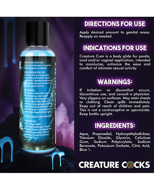 Creature Cocks - Creature Cum Blue Water-Based Lubricant 4 oz