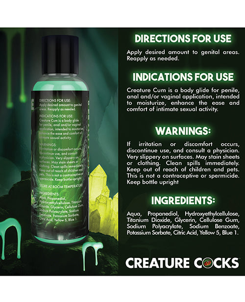 Creature Cocks - Creature Cum Green Water-Based Lubricant 4 oz