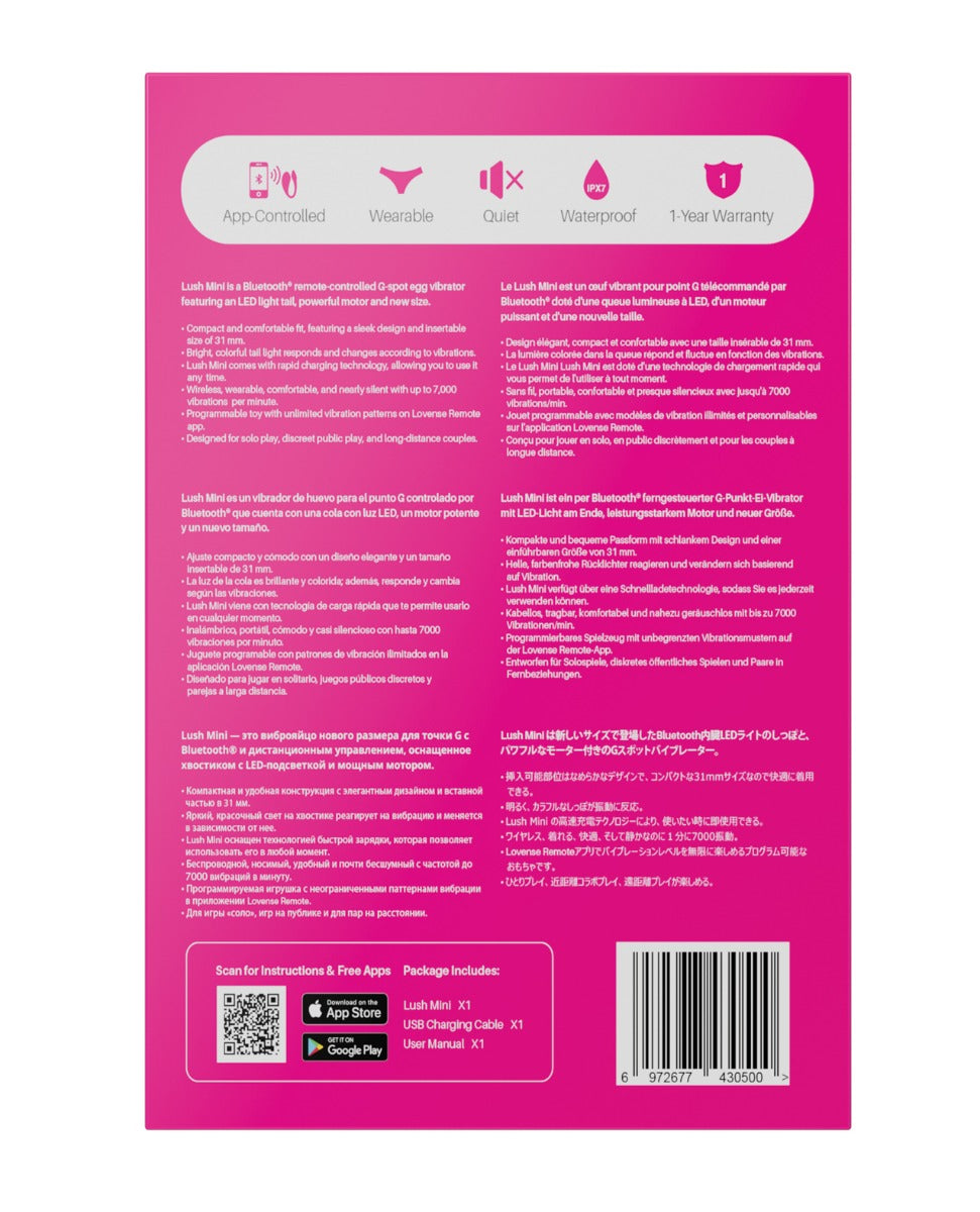Lovense Lush Mini - Pink