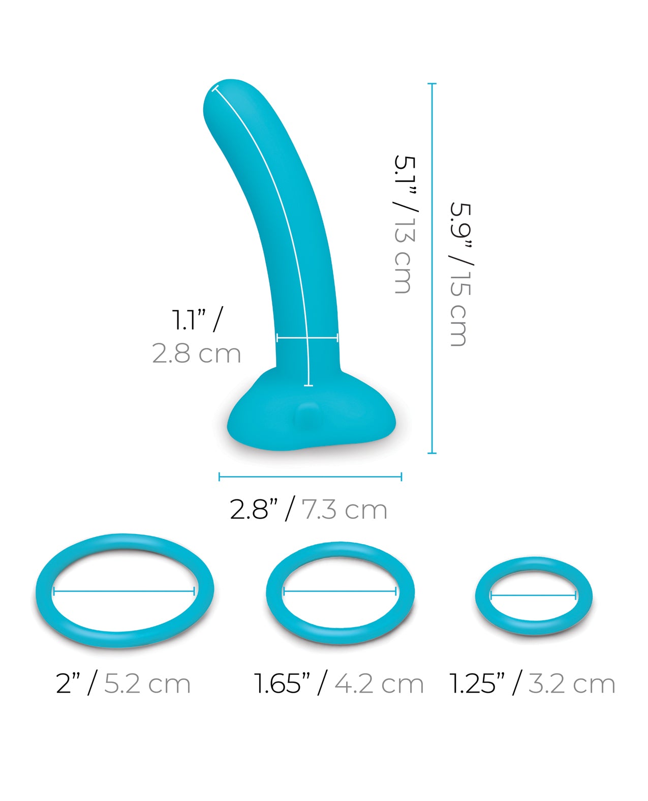 b-Vibe Every Body Strap-On Harness Set With 6" Silicone Dildo Peg