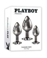 Playboy Pleasure Pleasure 3 Ways Butt Plugs
