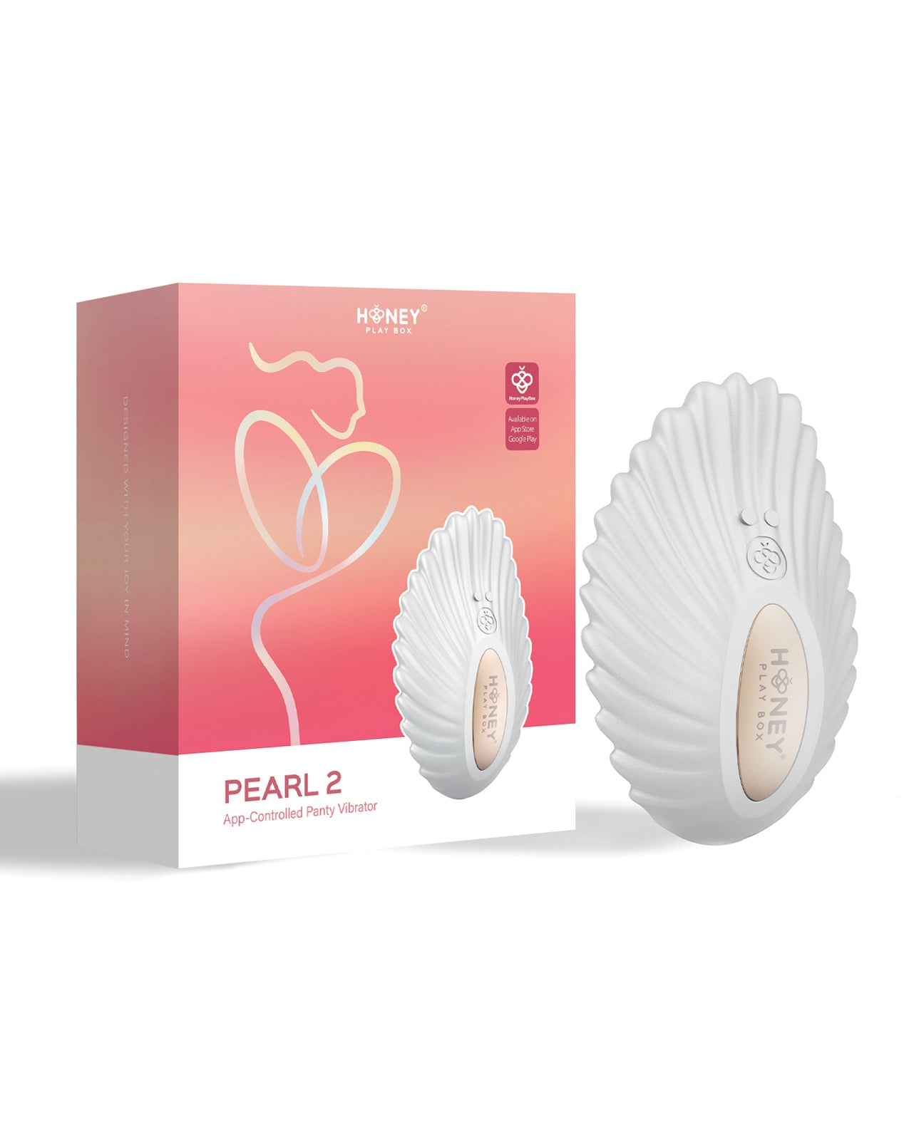 Pearl 2 App-Controlled Panty Vibrator - White