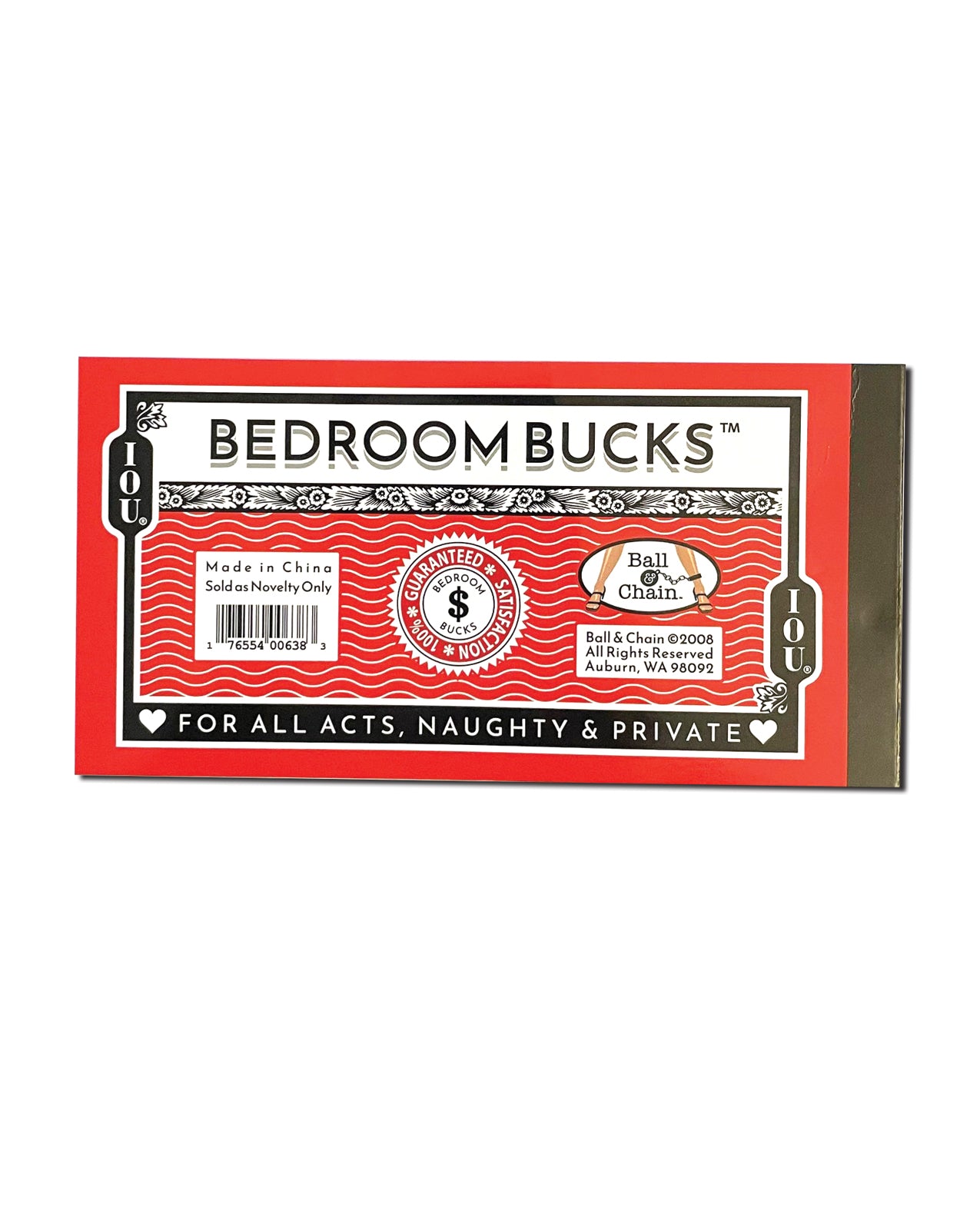 Bedroom Bucks I.O.U
