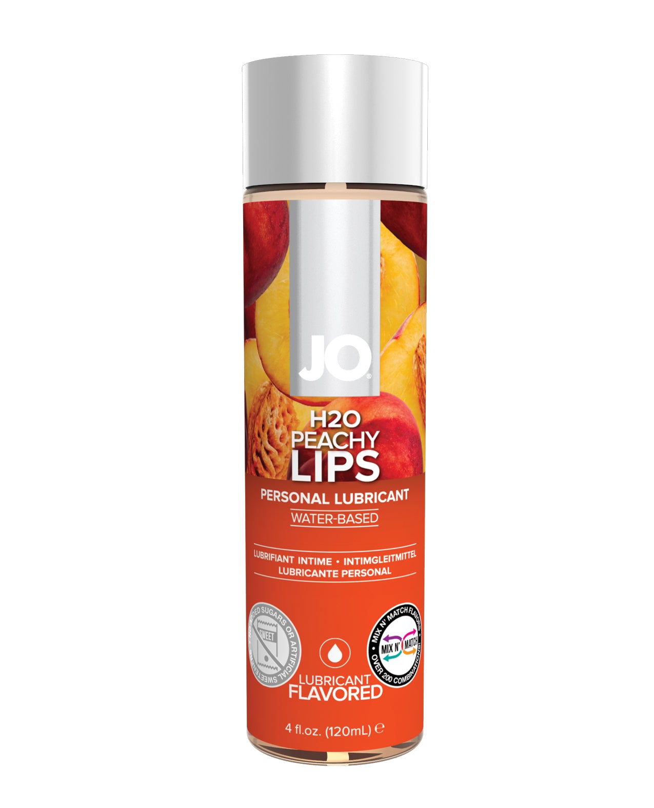 JO H2O - Peach Lubricant 4 oz