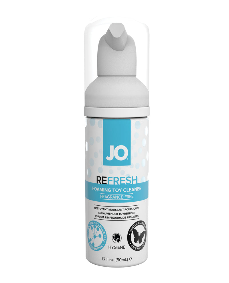 JO Refresh Foaming Toy Cleaner - Fragrance Free Hygiene 1.7 oz
