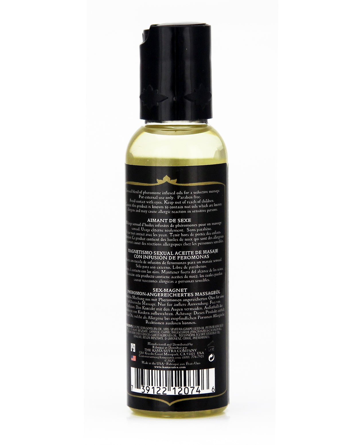 Kama Sutra Sex Magnet Pheromone Massage Oil - Leather