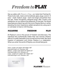 Playboy Pleasure Pleasure 3 Ways Butt Plugs